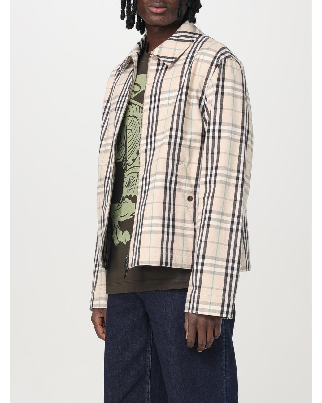 Burberry White Jacket for men