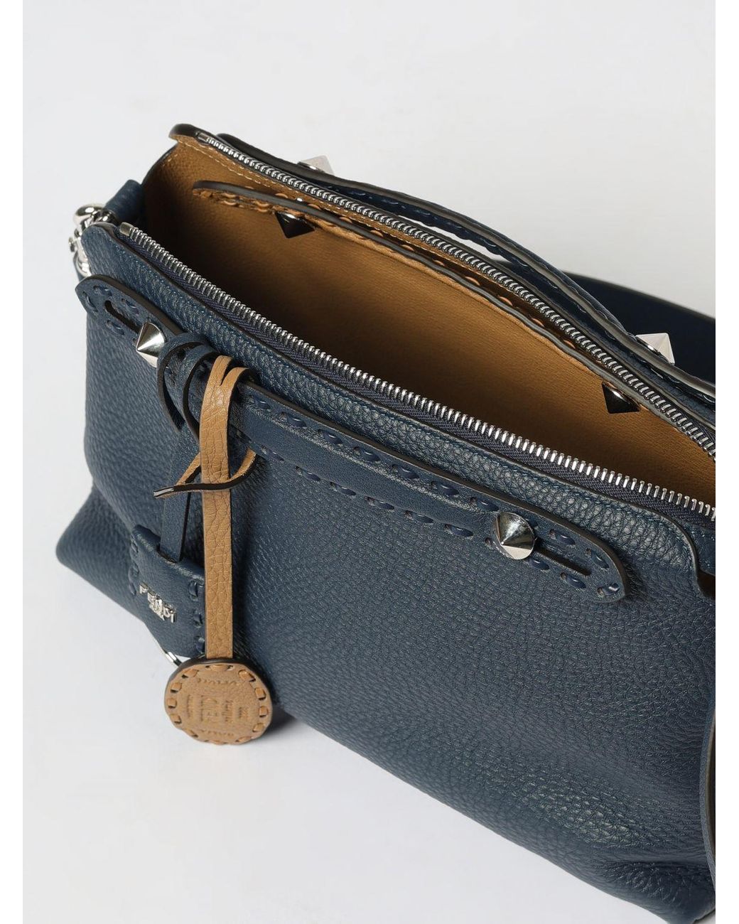 Fendi Blue By The Way Selleria Medium Bag