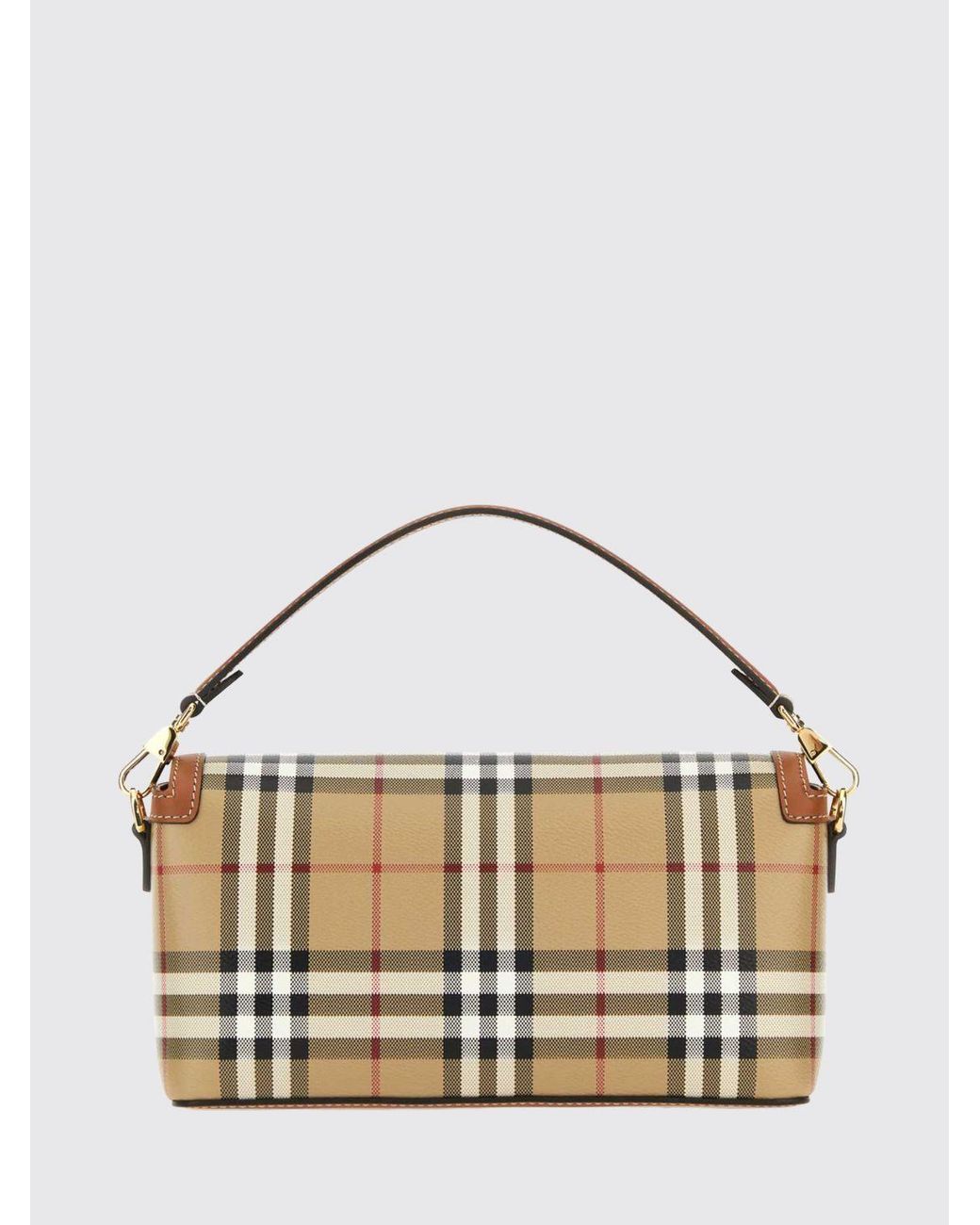Burberry Metallic Small Note Handbag