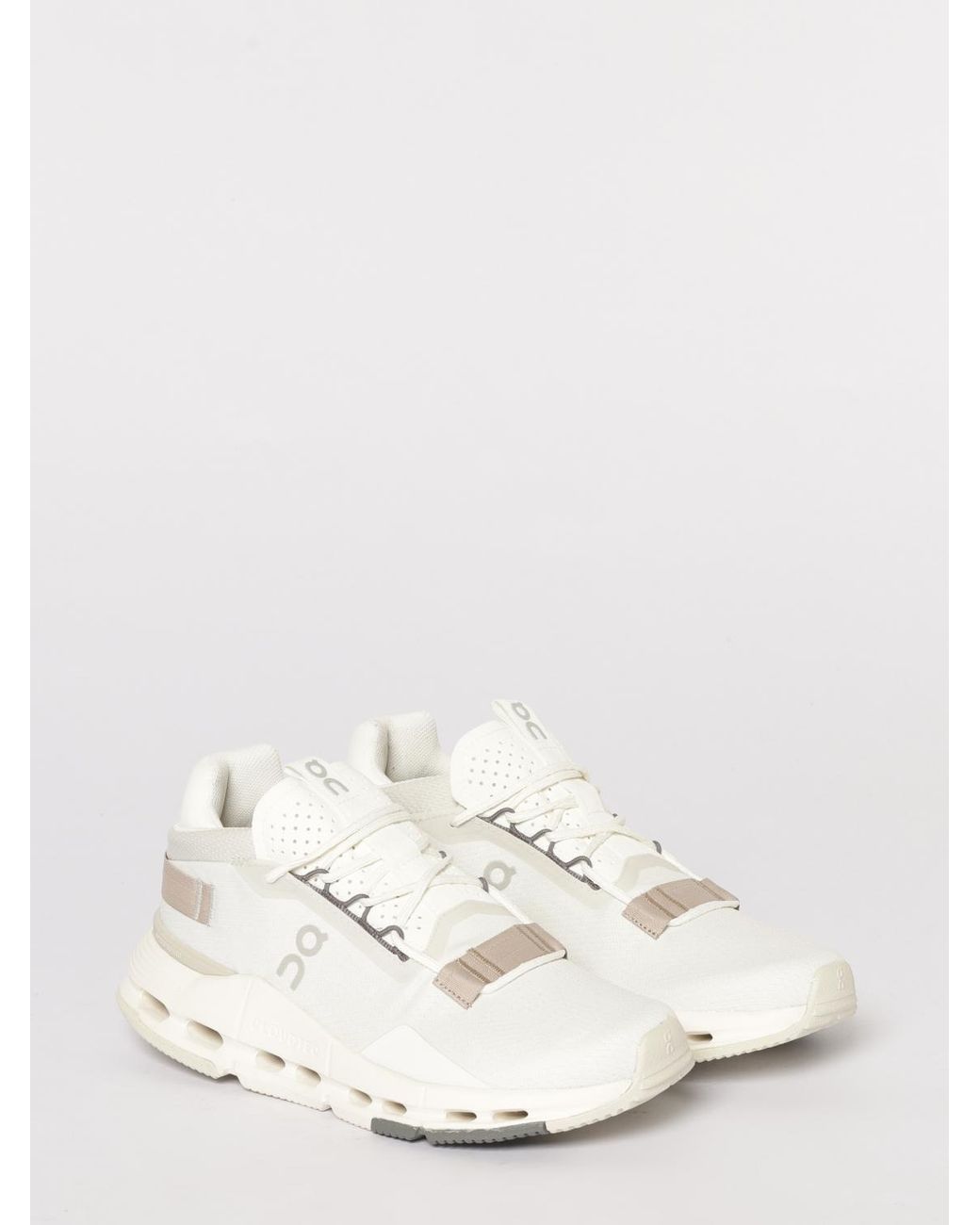 On Shoes Natural On Cloudnova 2 Mesh Sneakers