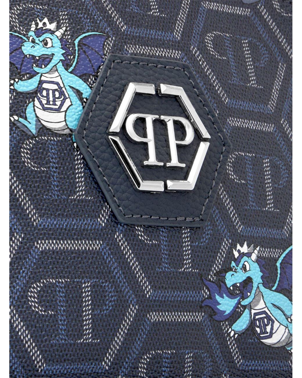 Borsa A Tracolla di Philipp Plein in Blue da Uomo