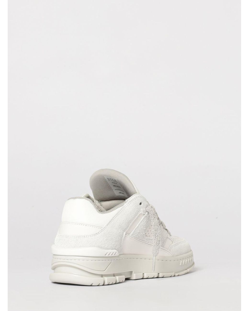 Axel Arigato Natural Area Lo Fluffy Leather Sneakers