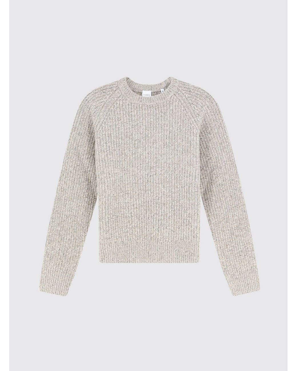 Aspesi Gray Long-Sleeved Pure Wool Crewneck Jumper