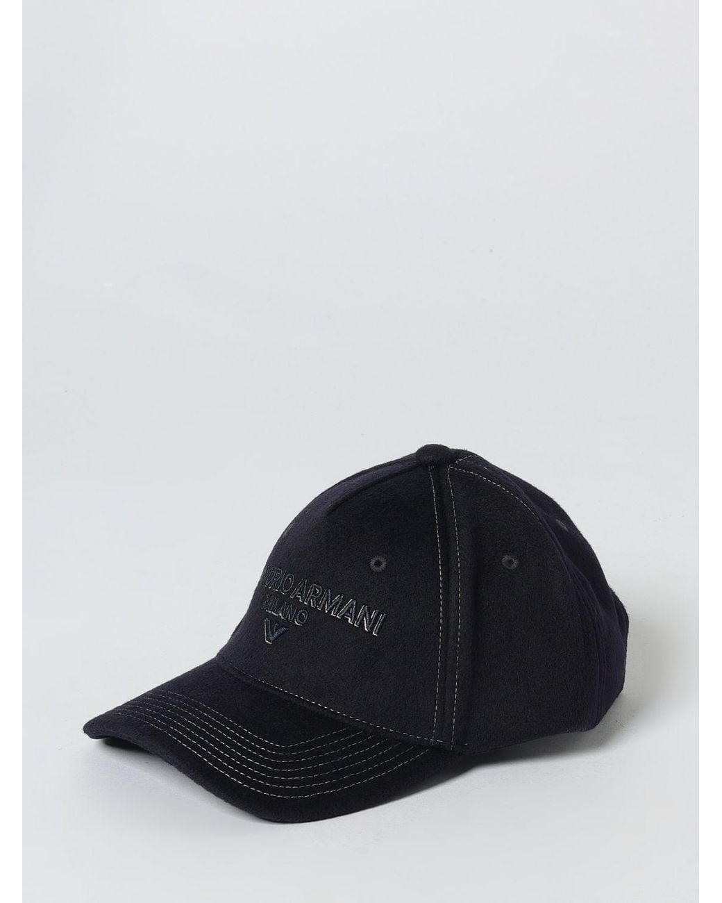 Emporio Armani Black Hat for men
