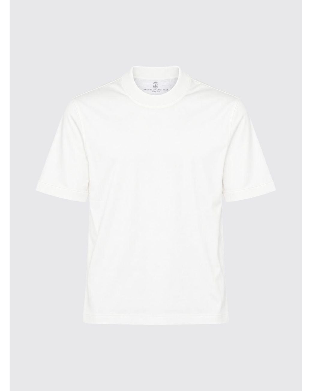 Brunello Cucinelli White T-Shirt for men
