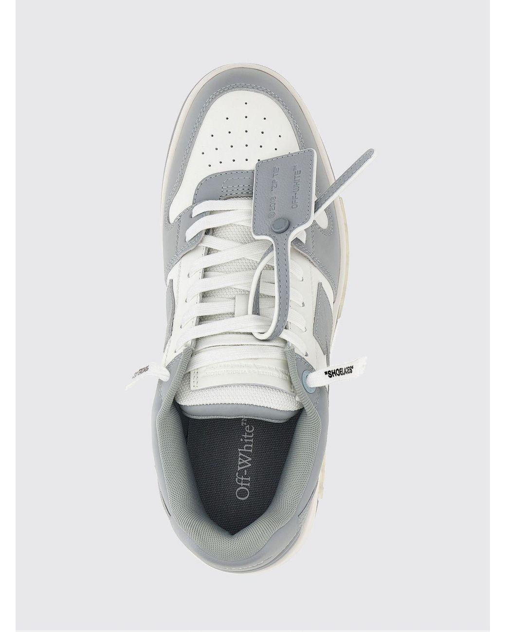 Off-White c/o Virgil Abloh White Out Of Office Leather Sneakers for men