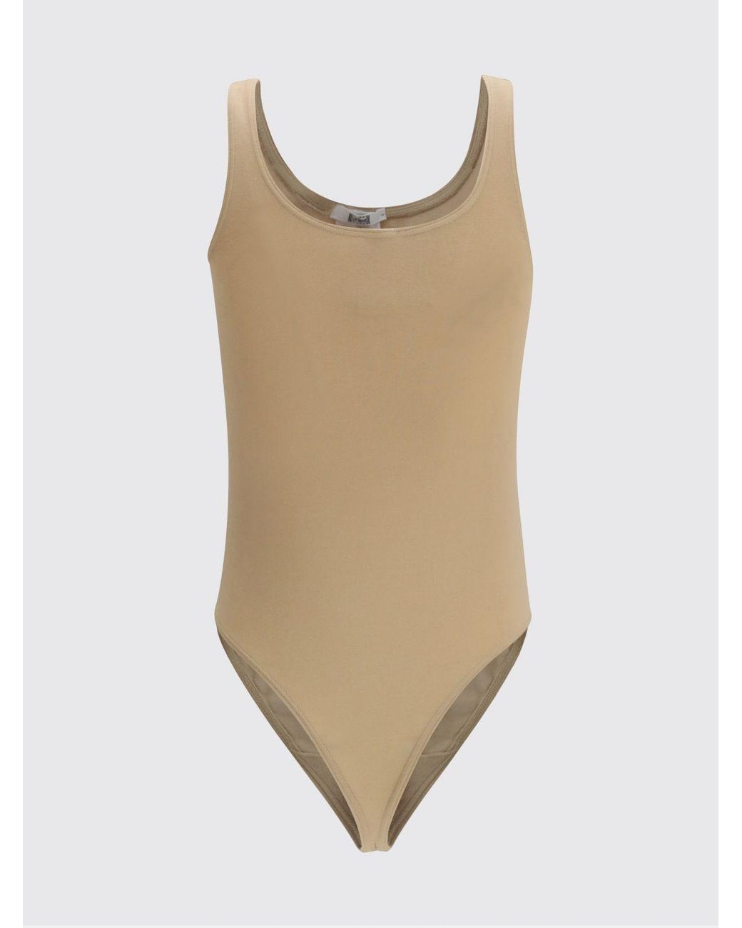 Wolford Blue Cotton Underwear Bodysuit