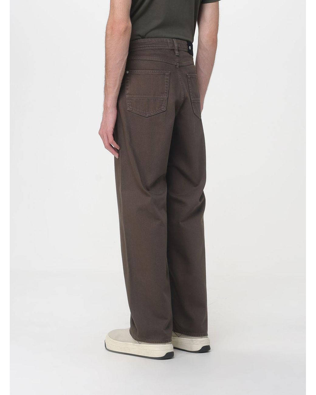 Stone Island Brown Straight Jeans for men