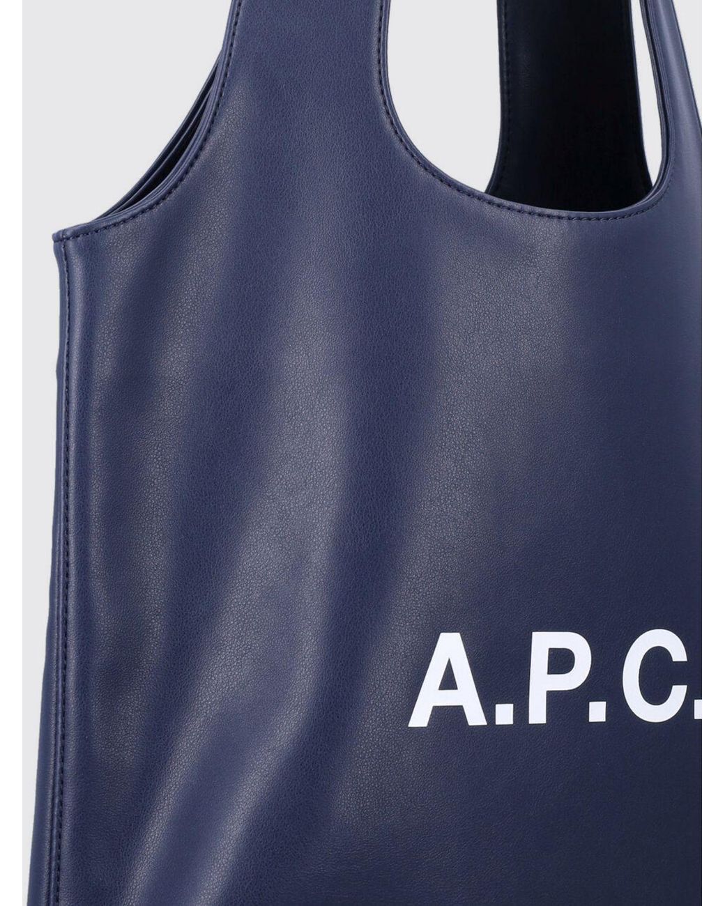 A.P.C. Blue Small Ninon Tote Bag for men