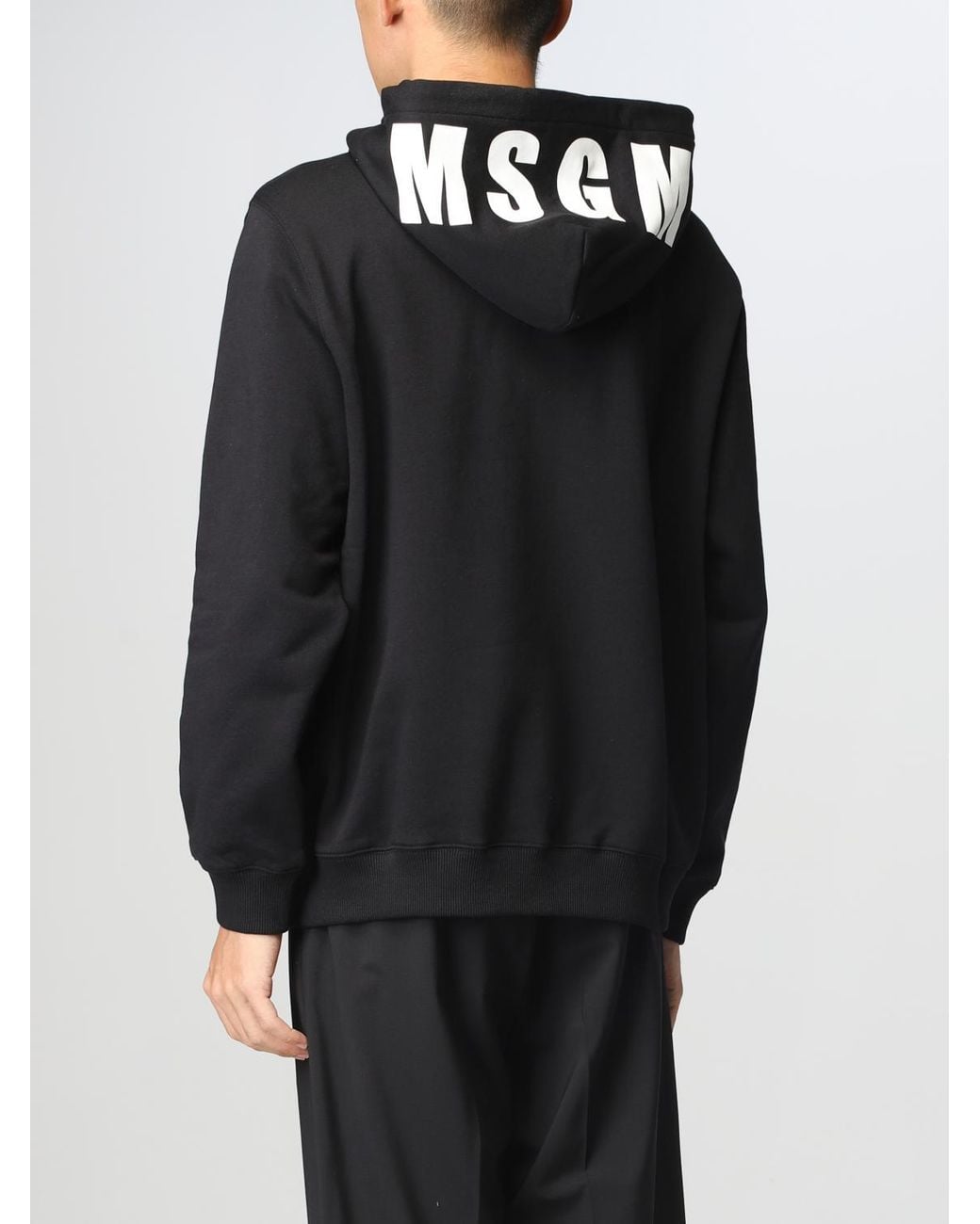 MSGM Black Sweatshirt for men