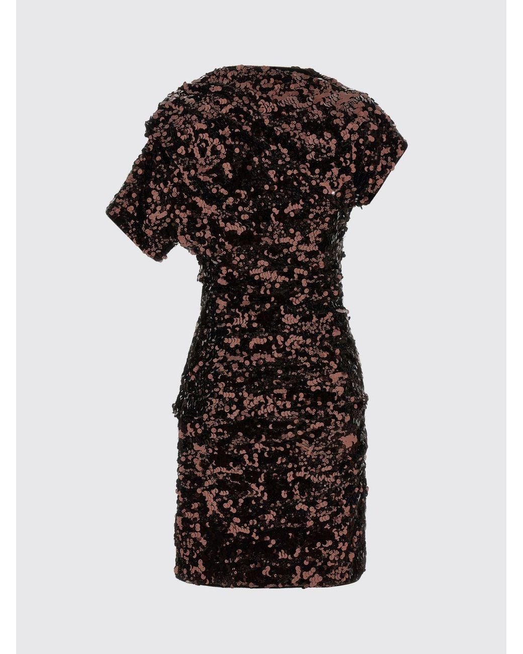 Ganni Black Sequin Dress