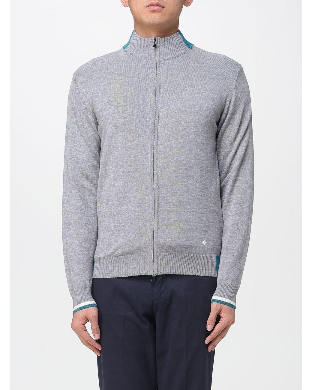 Manuel Ritz Gray Jumper for men