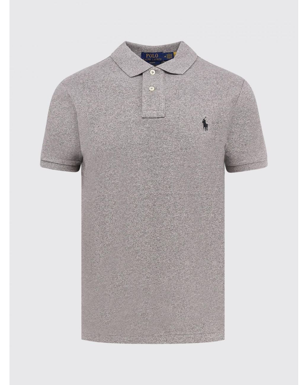 Polo Ralph Lauren Gray Cotton Polo Shirt With Logo for men