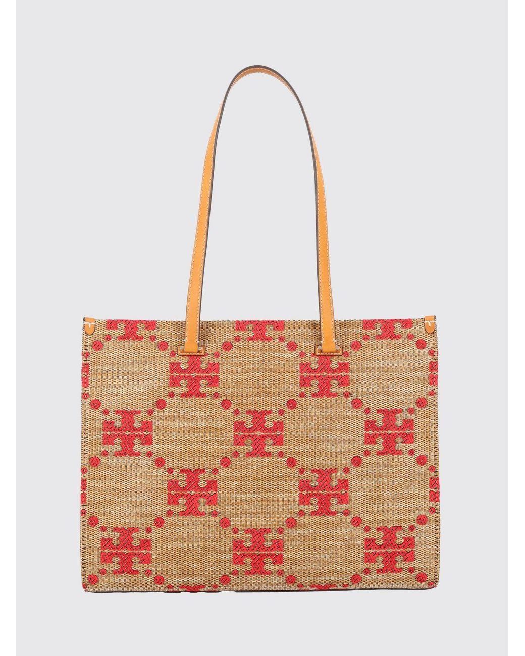 Tory Burch Red T Monogram Shoulder Bag
