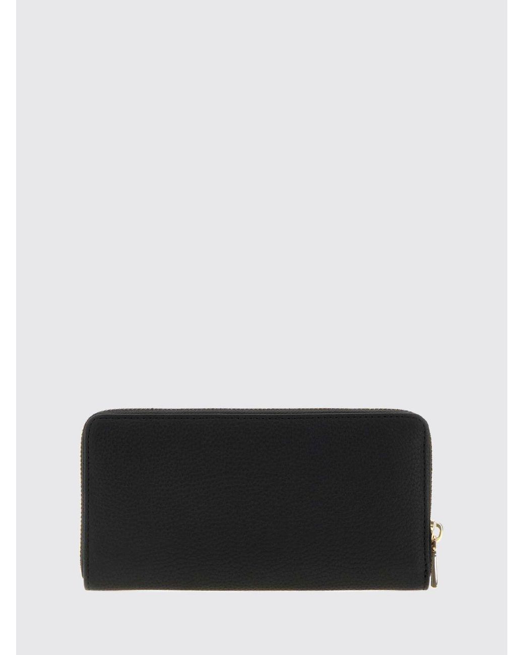 Michael Kors Black Jet Set Leather Continental Zip-Around Wallet
