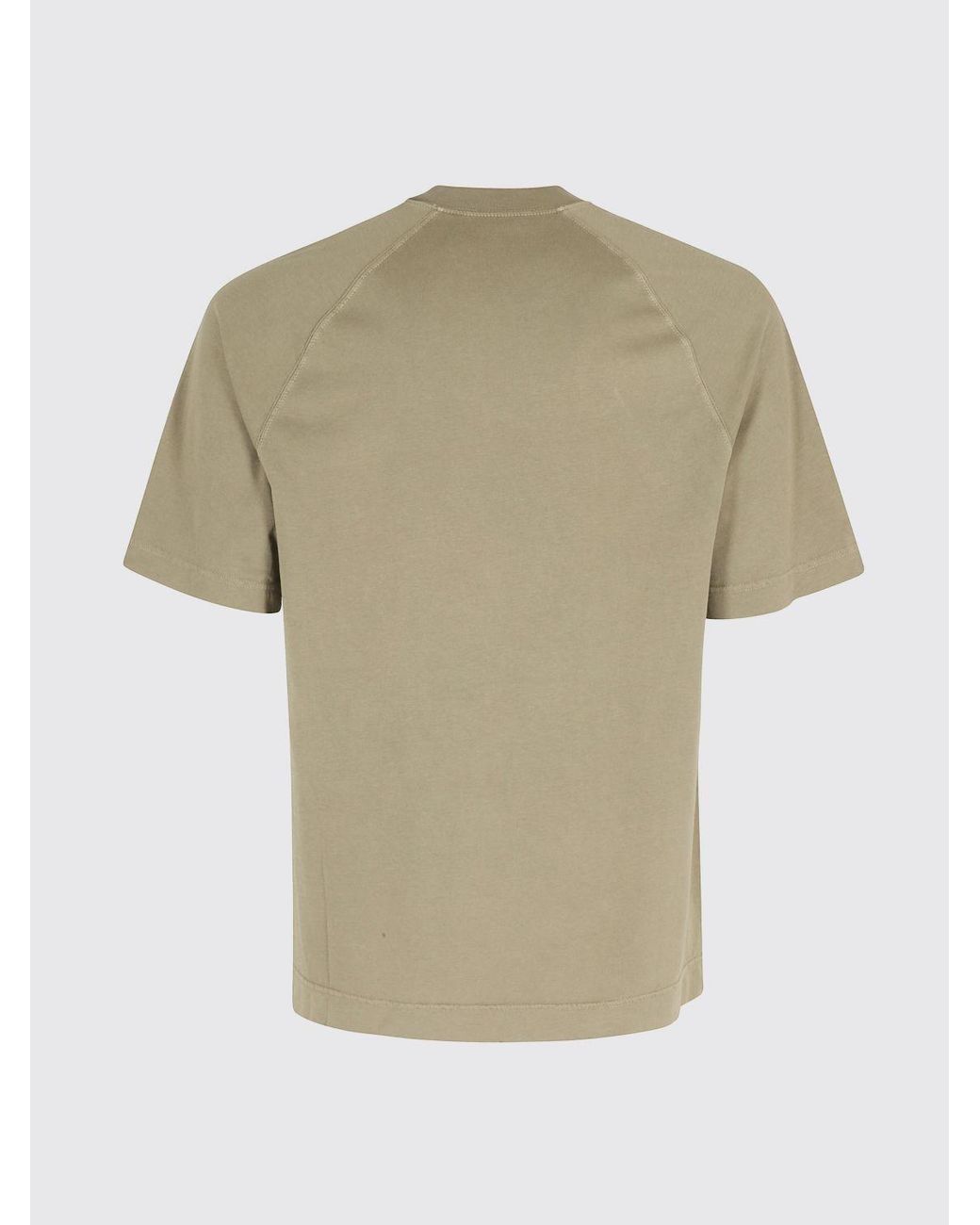 Circolo 1901 Natural Short-Sleeved Pure Cotton Crew Neck T-Shirt for men