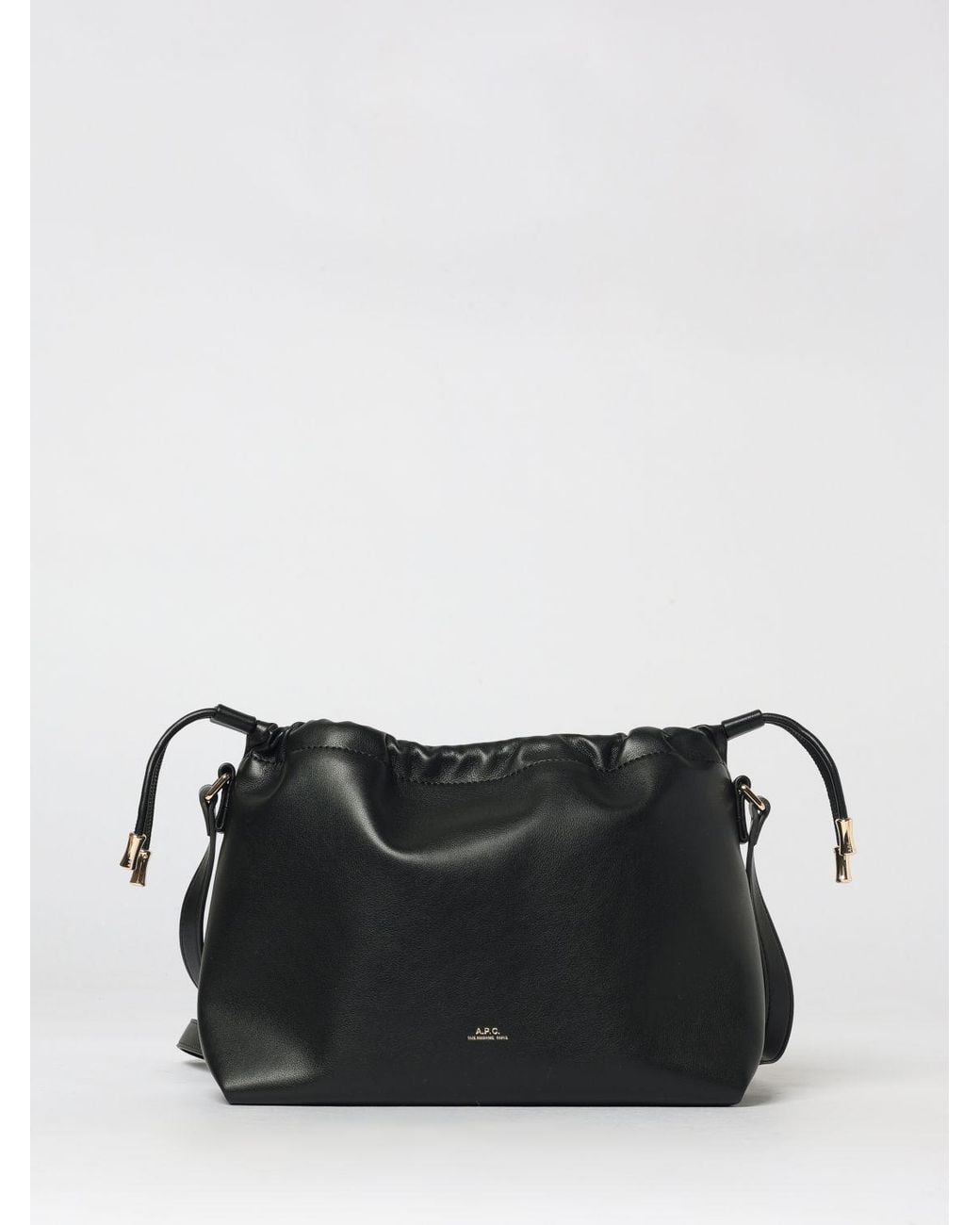 A.P.C. Black Ninon Faux Leather Bag