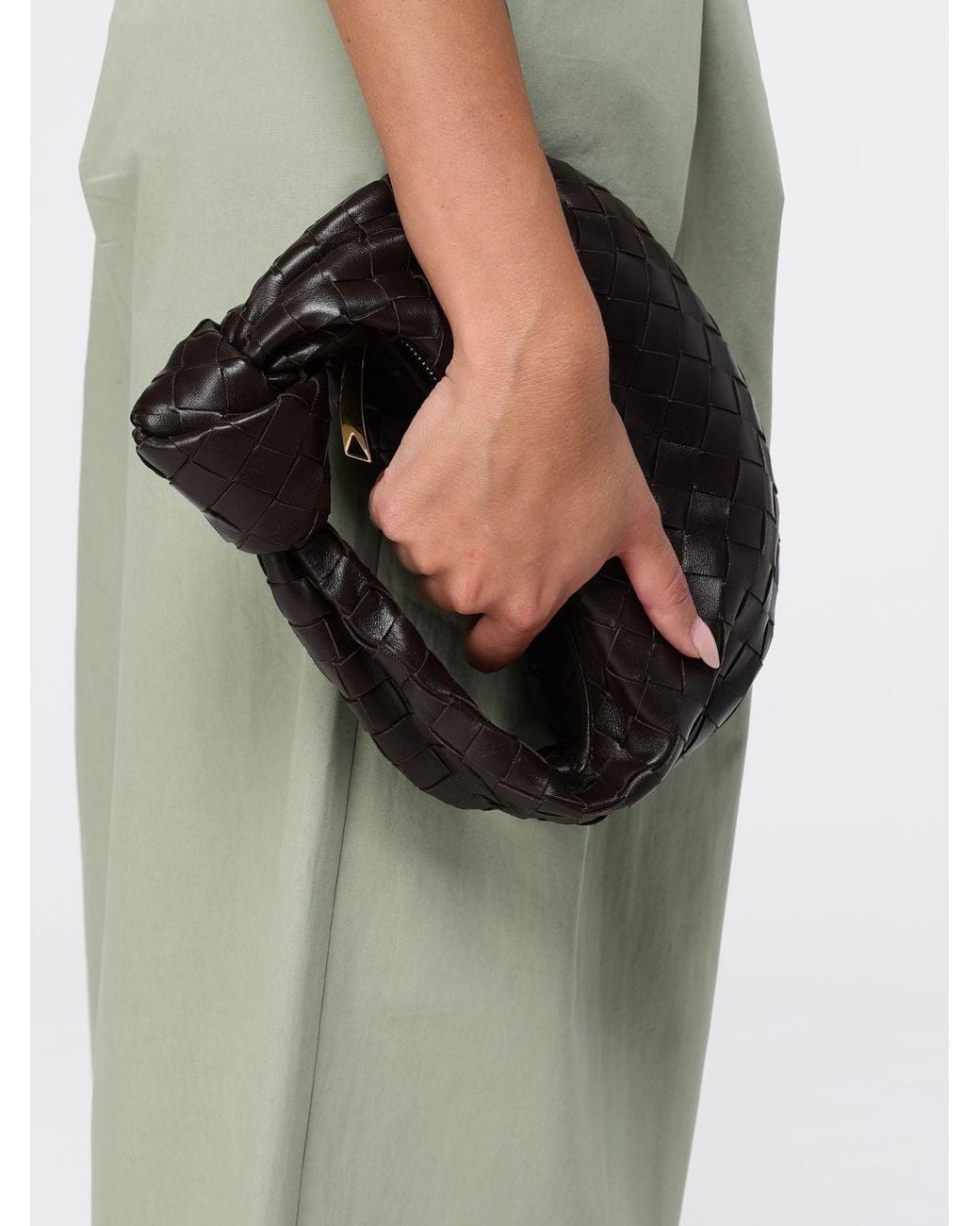 Bottega Veneta Brown Jodie Mini Handbag