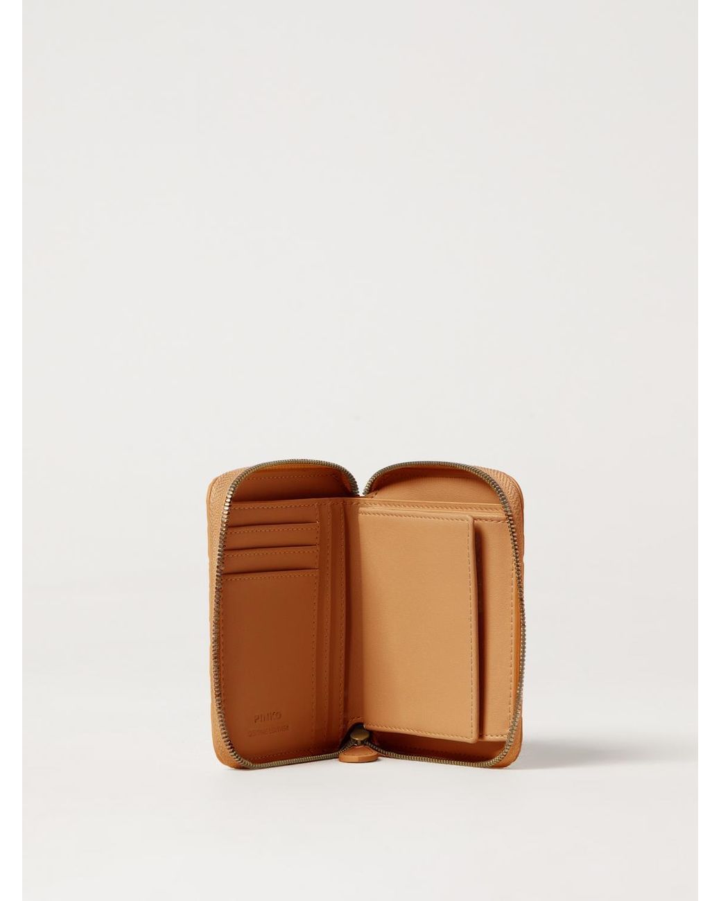 Pinko Natural Embossed Zip Around Wallet