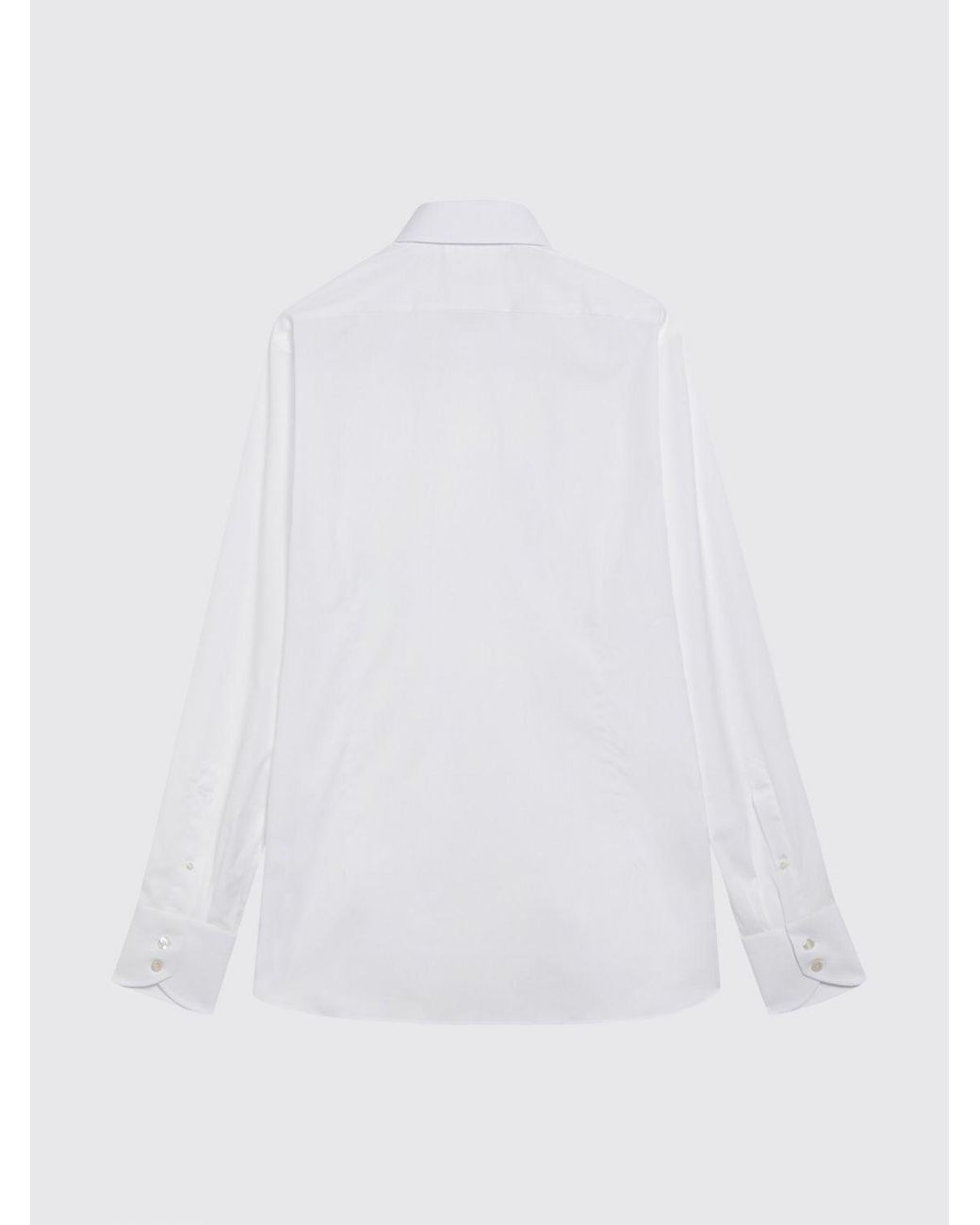 Tom Ford White Classic Cotton Poplin Shirt With French Collar for men
