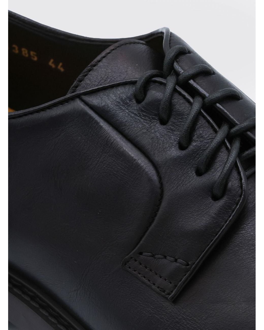 Doucal's White Smooth Calfskin Leather Derby Shoes With A Round Toe for men