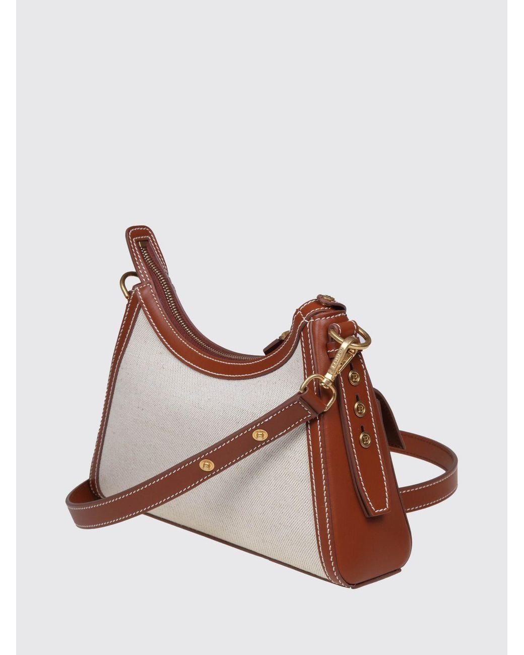 Balmain White Shoulder Bag
