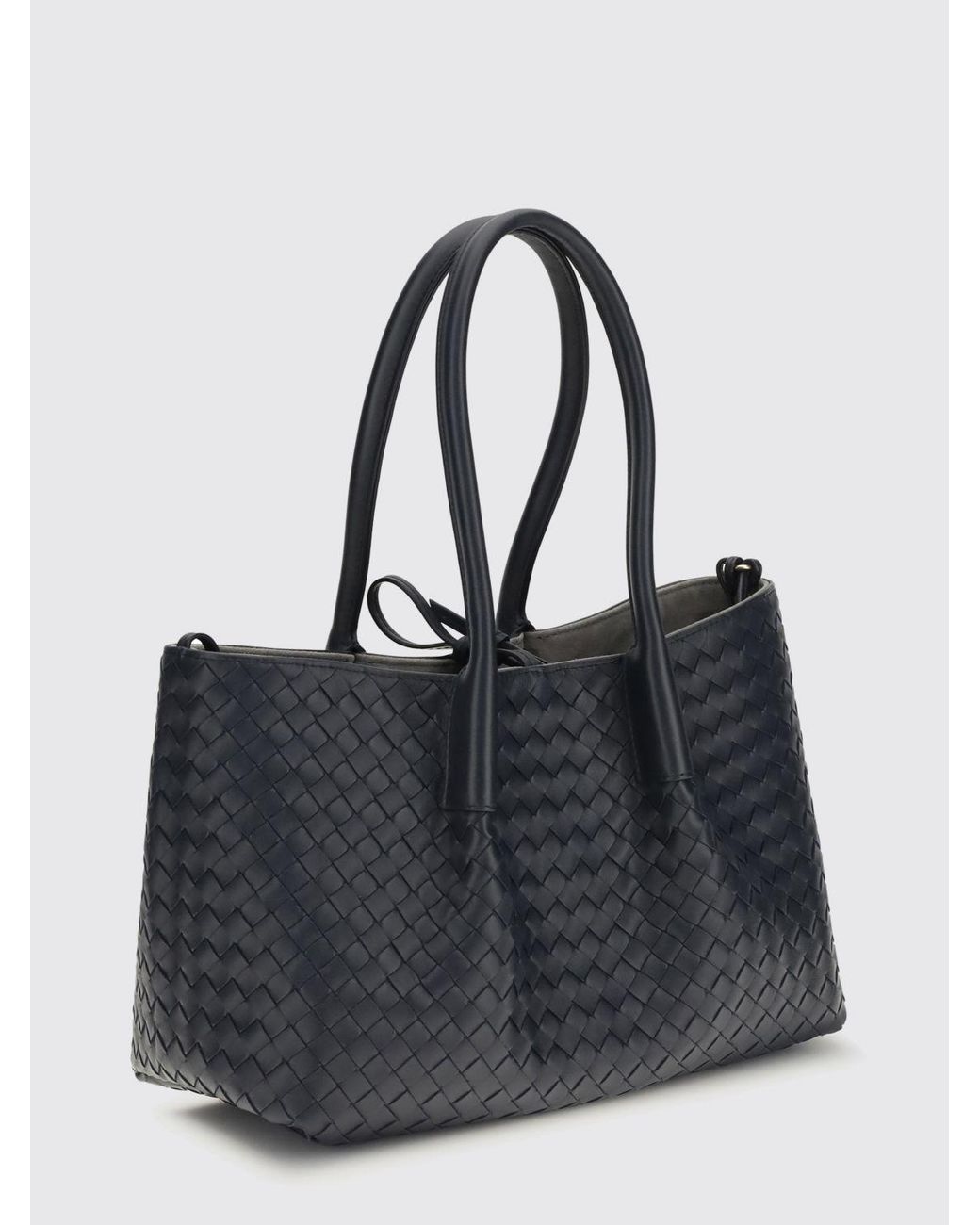 Bottega Veneta Black Pinacoteca Medium Woven Leather Bag