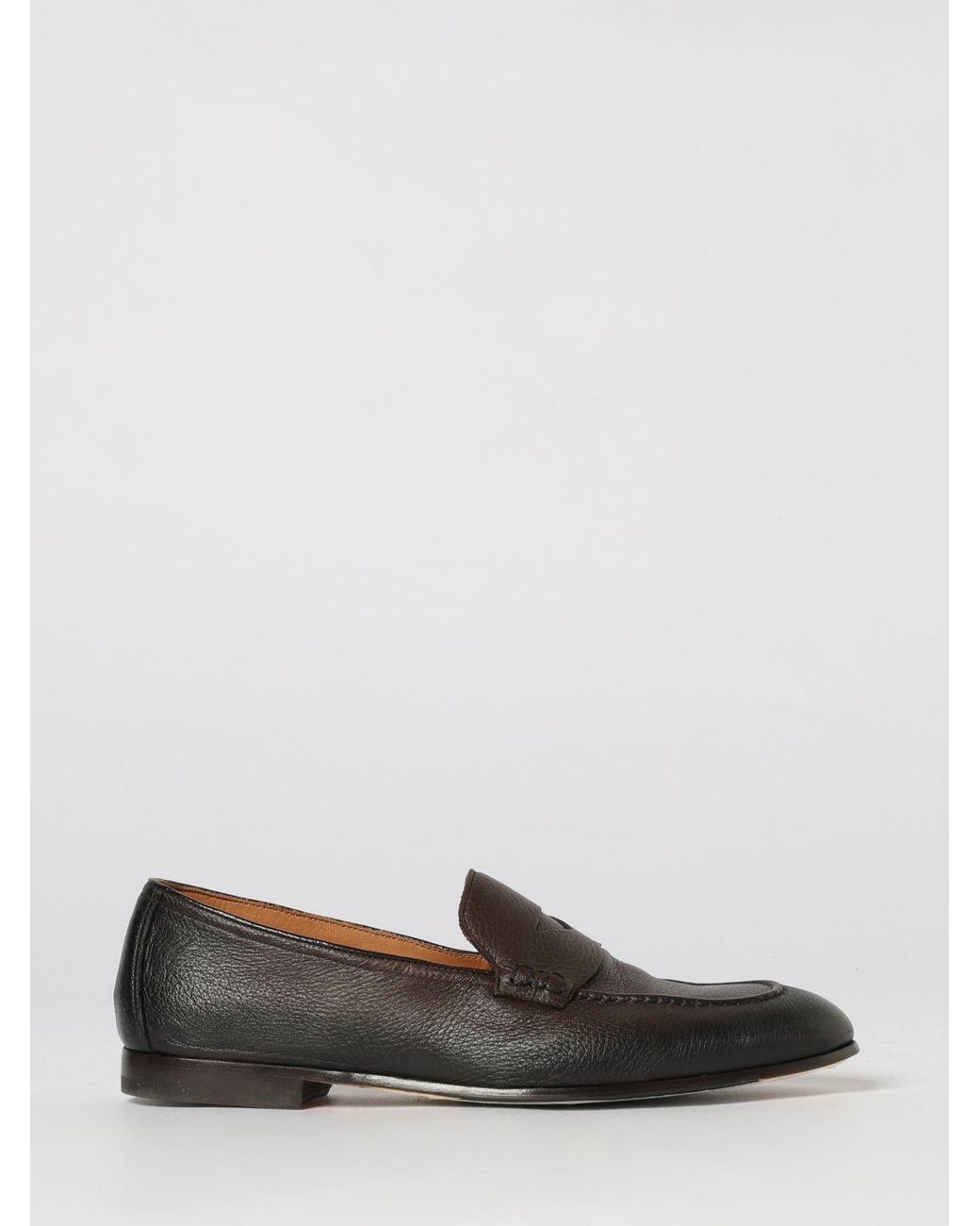 Doucal's Multicolor Grained Leather Loafers for men