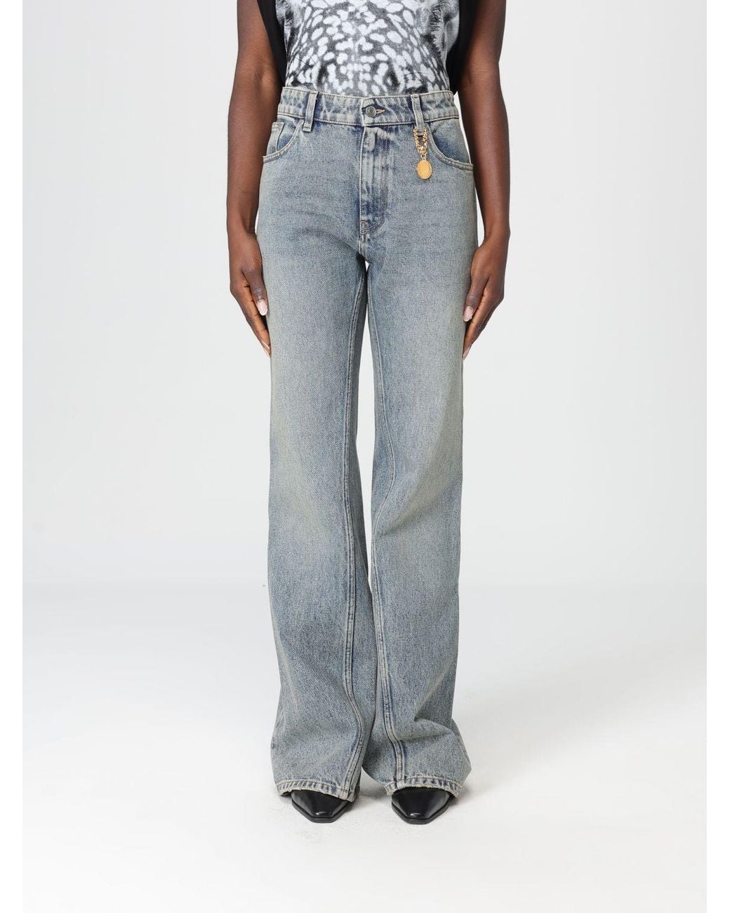 Stella McCartney Blue Straight Jeans