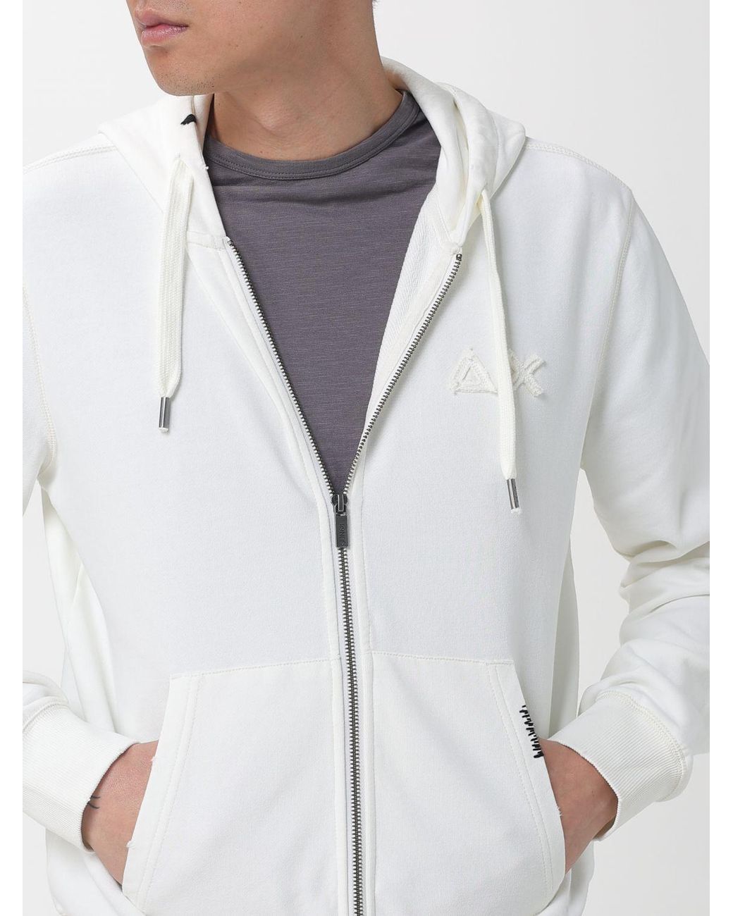 Sun 68 Sweatshirt Herren in White für Herren