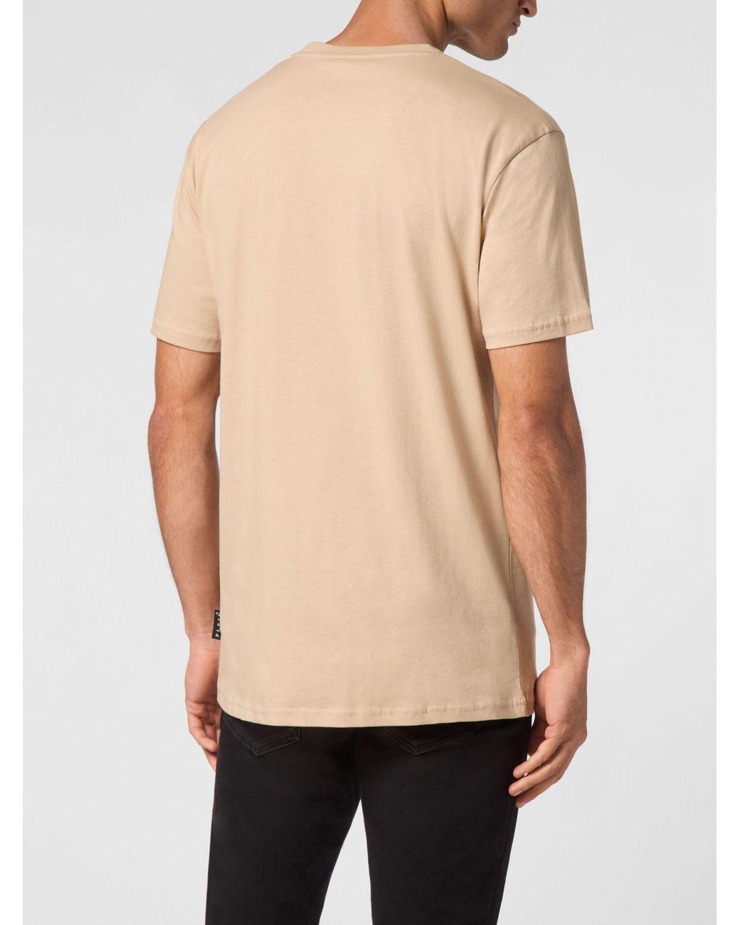 Philipp Plein Natural Crew Neck T-Shirt for men