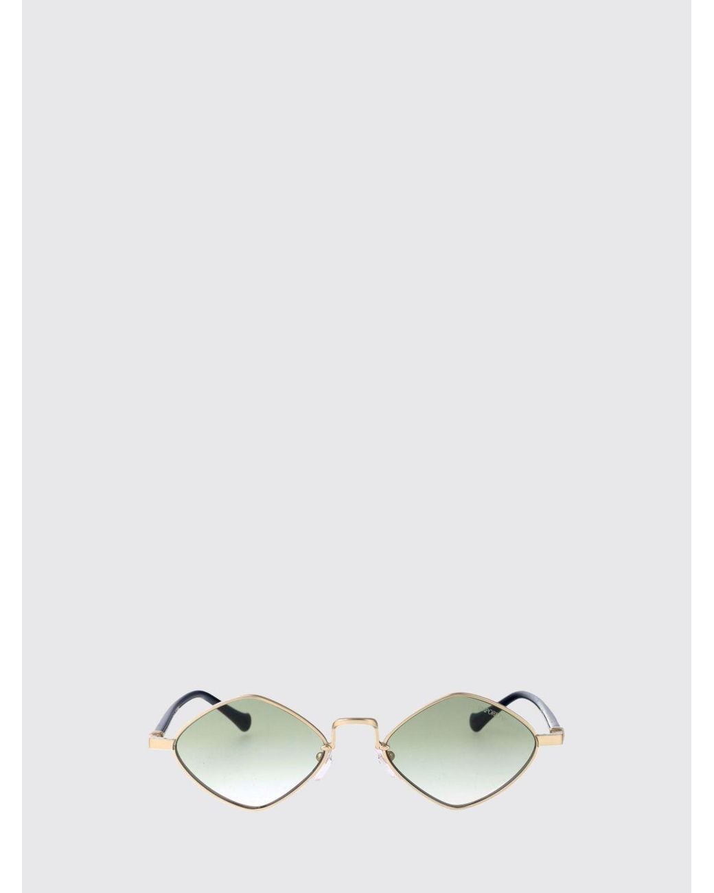 Emporio Armani Metallic Diamond-Shaped Sunglasses for men