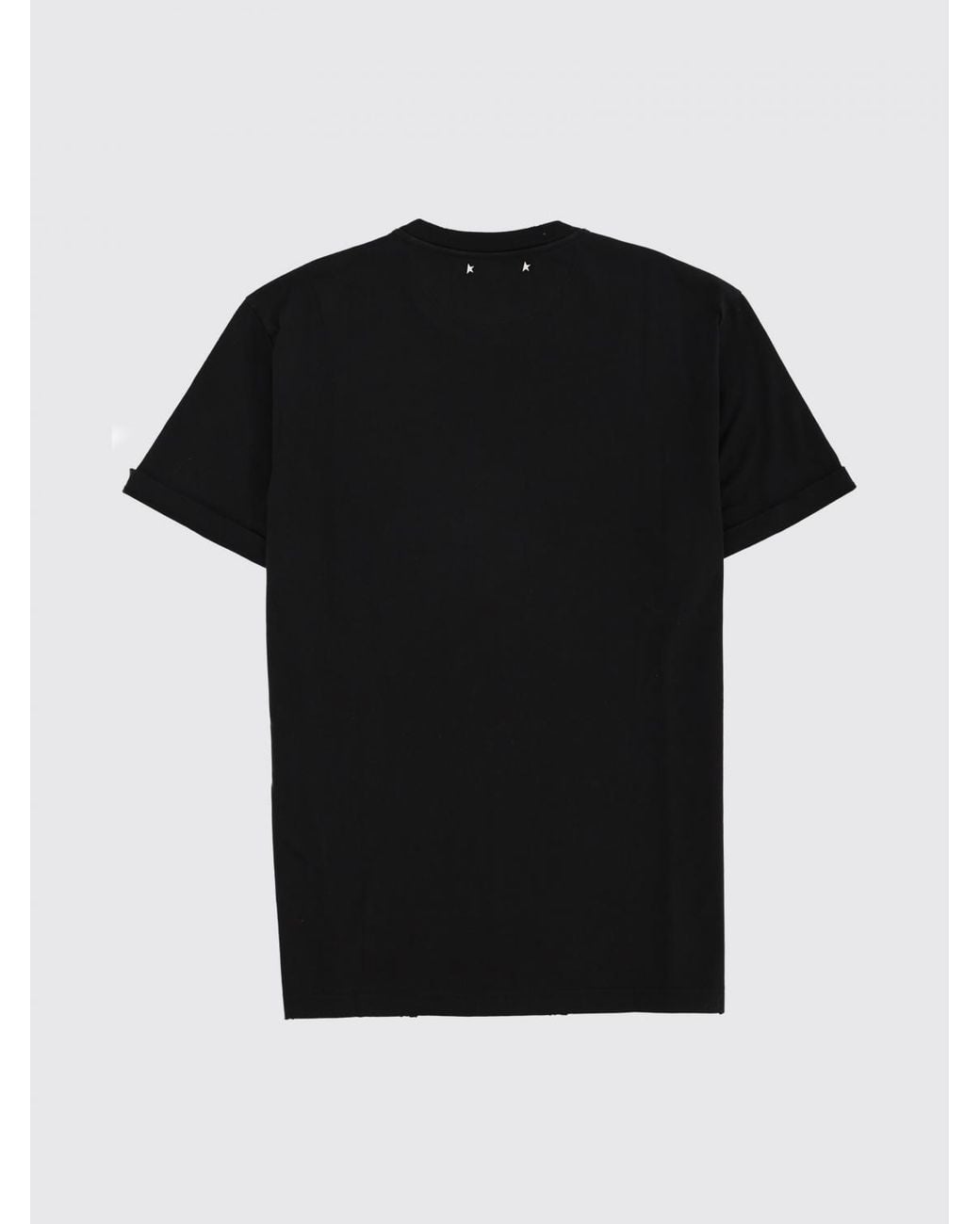 Golden Goose Deluxe Brand Black Basic Cotton T-Shirt for men