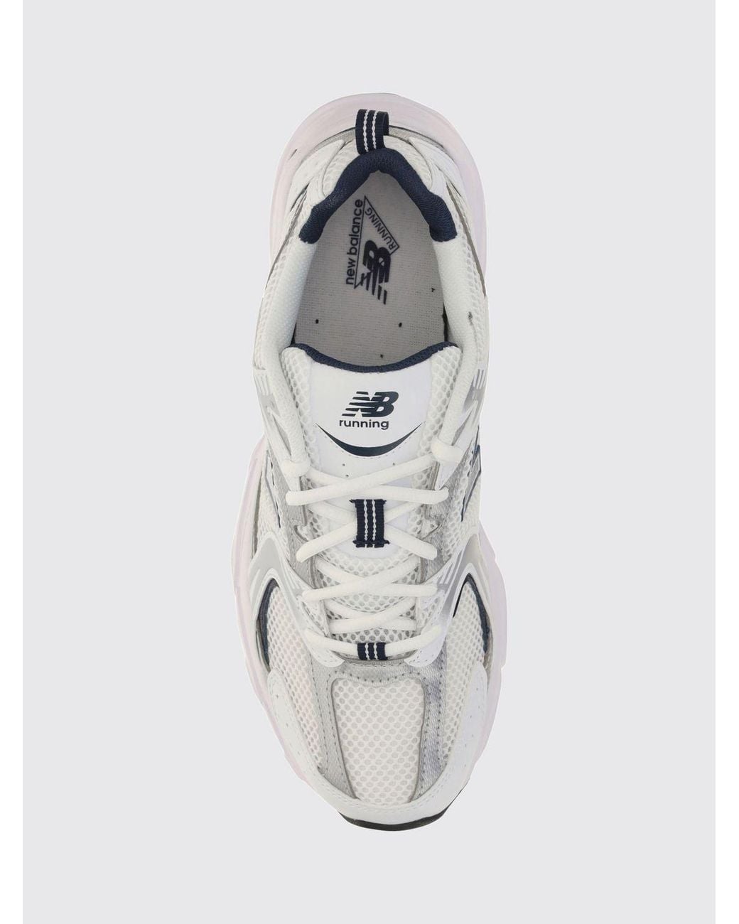 New Balance White 530 Sneakers for men