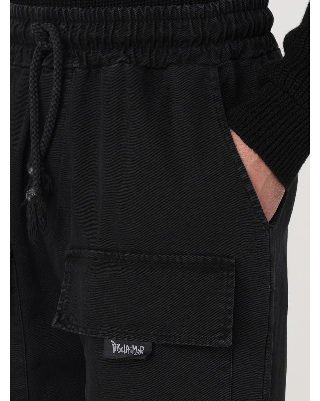 DISCLAIMER Black Trousers for men