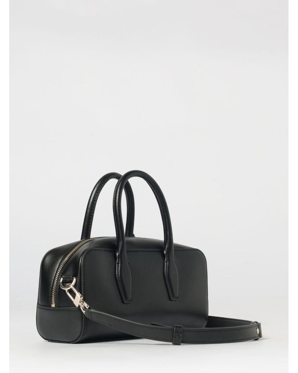 Boss Black Leather Bowling Bag