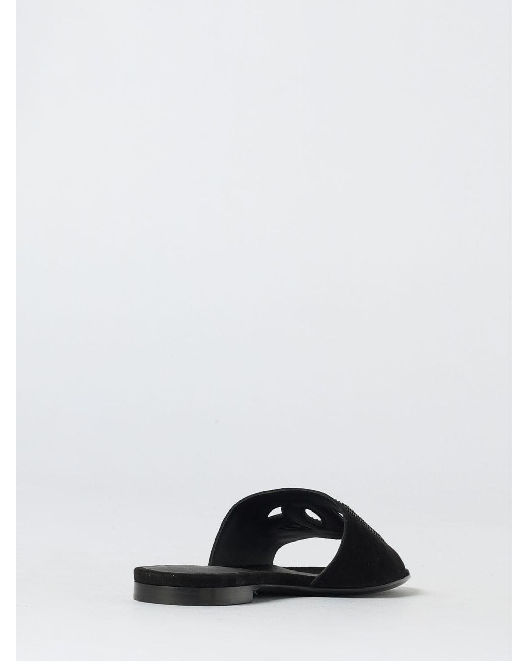 Dolce & Gabbana White Dolce &Amp Gabbana Flat Sandals