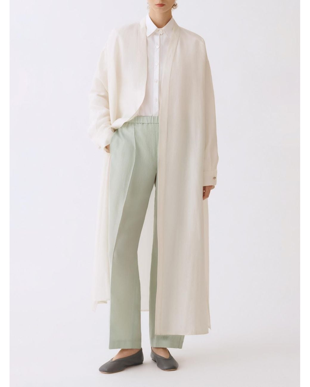 Fabiana Filippi Green Wide Leg Trousers