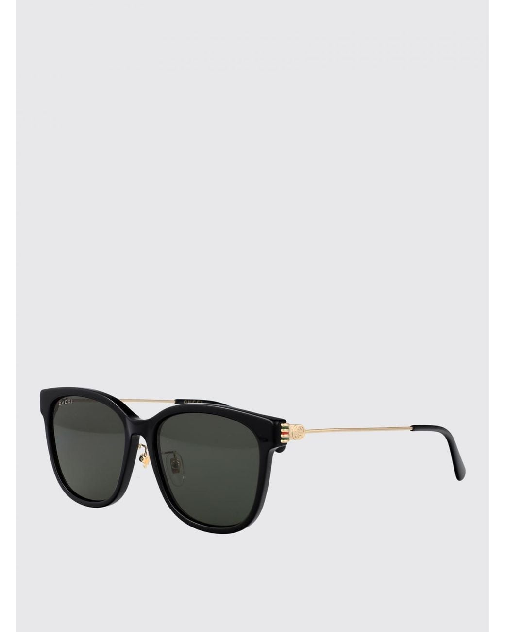 Gucci Black Gg1884Sk Metal And Acetate Sunglasses