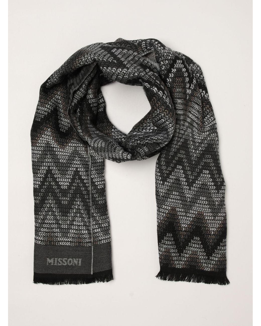 Sciarpa di Missoni in Black da Uomo