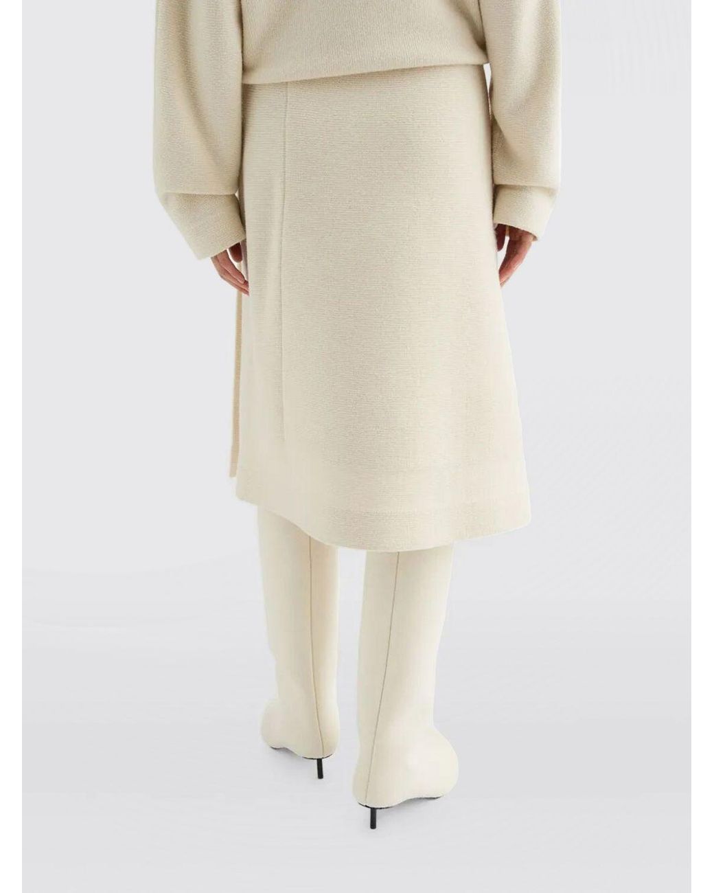 Jil Sander Natural Skirt