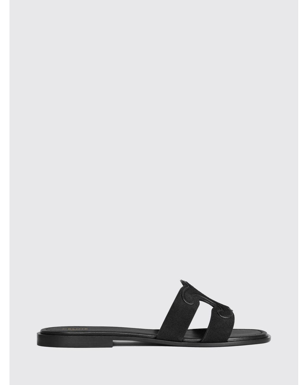 Céline White Ballet Flat