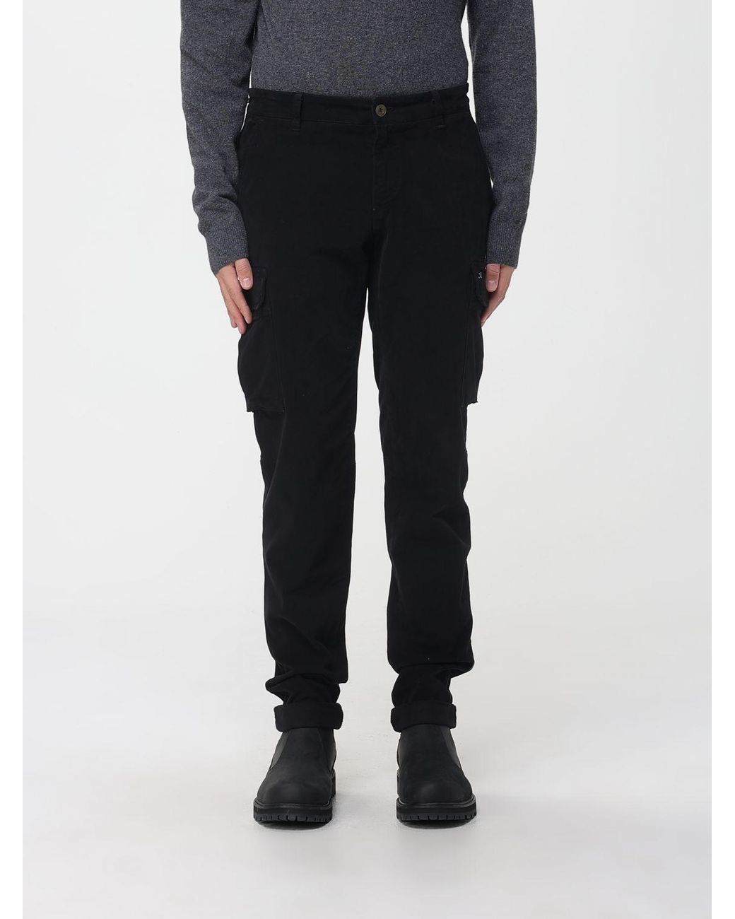 Mason's Black Trousers for men