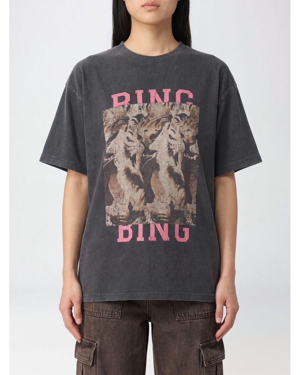 Anine Bing Gray T-Shirt