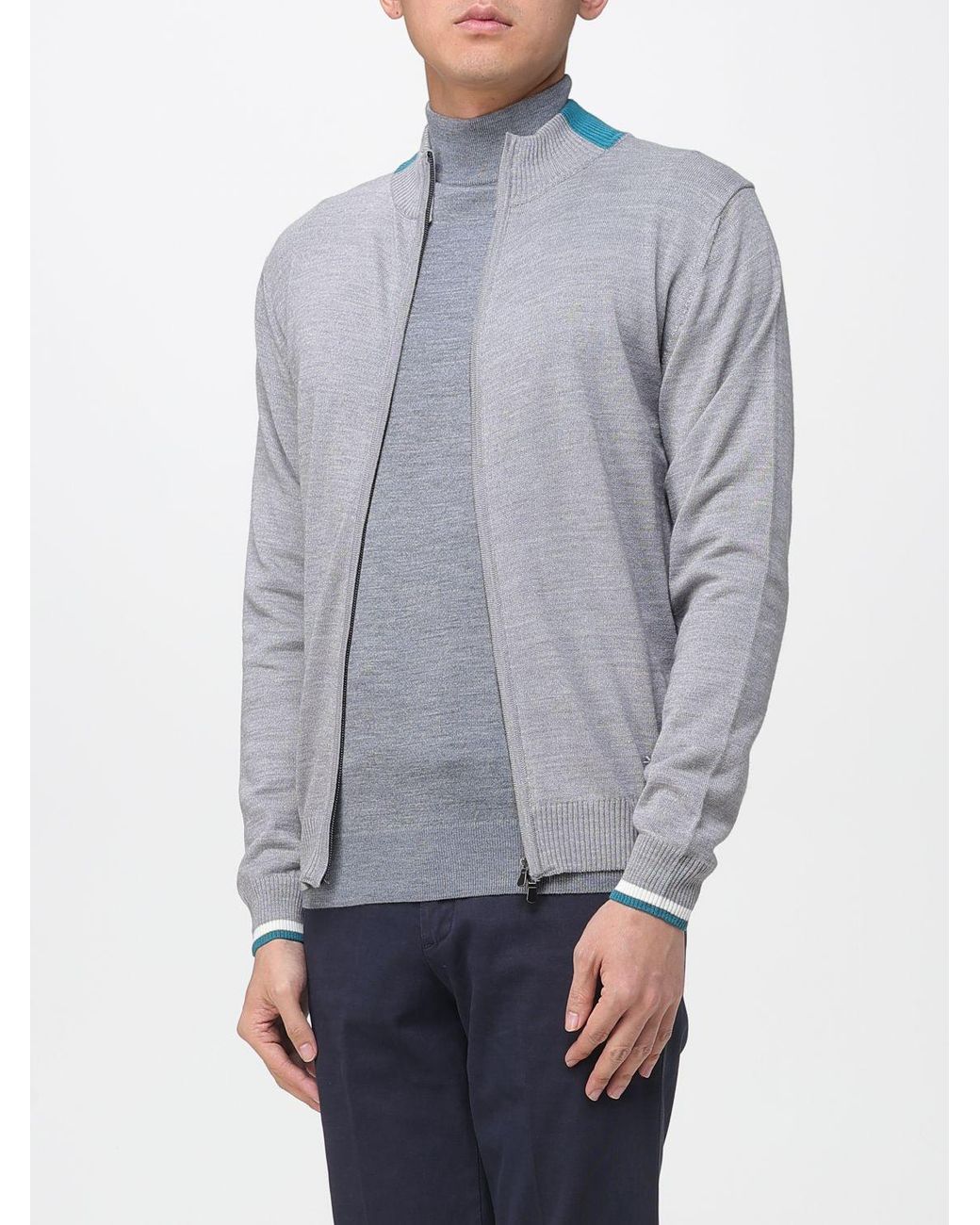 Manuel Ritz Gray Jumper for men