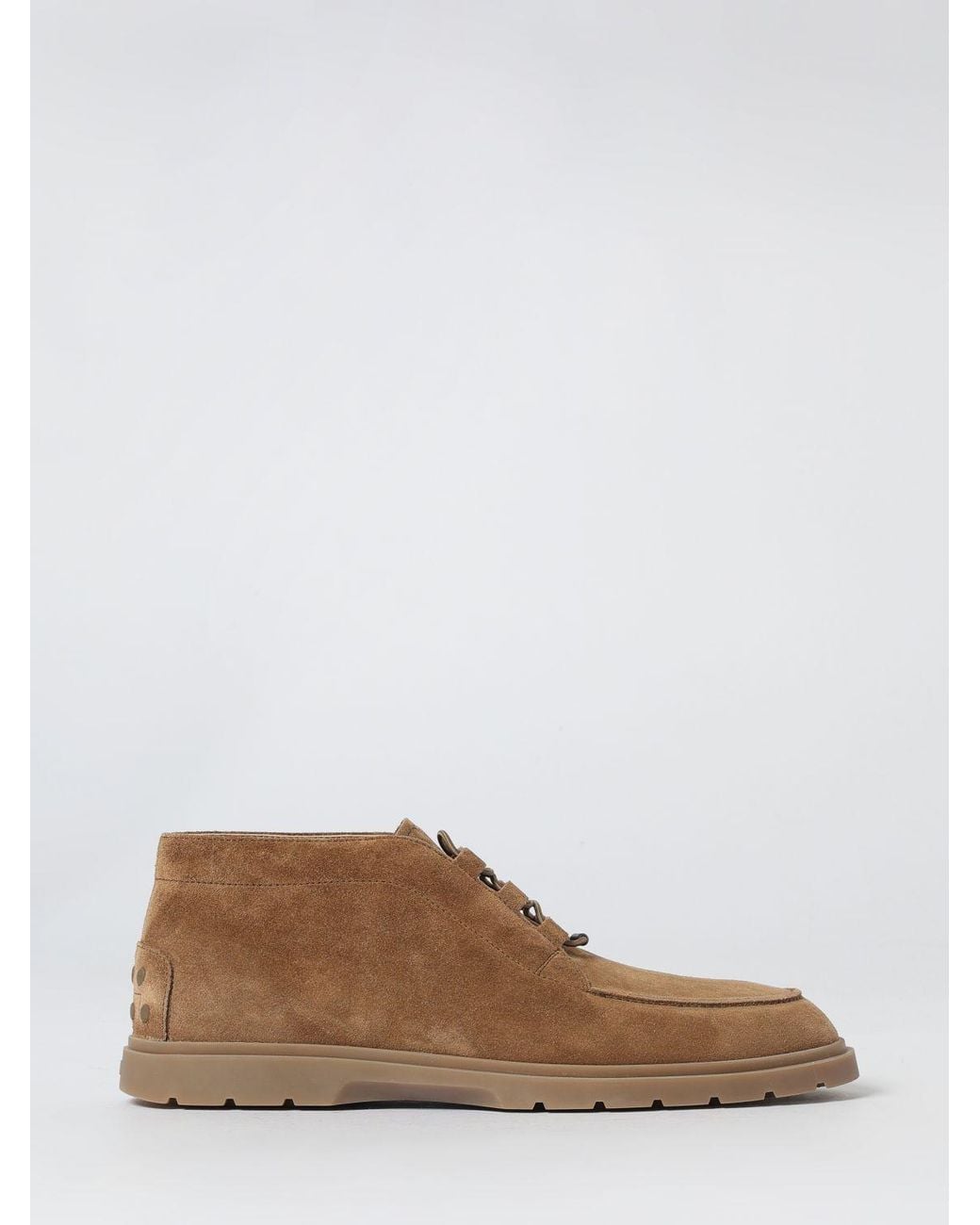 Tod's Brown Suede Desert Boots for men