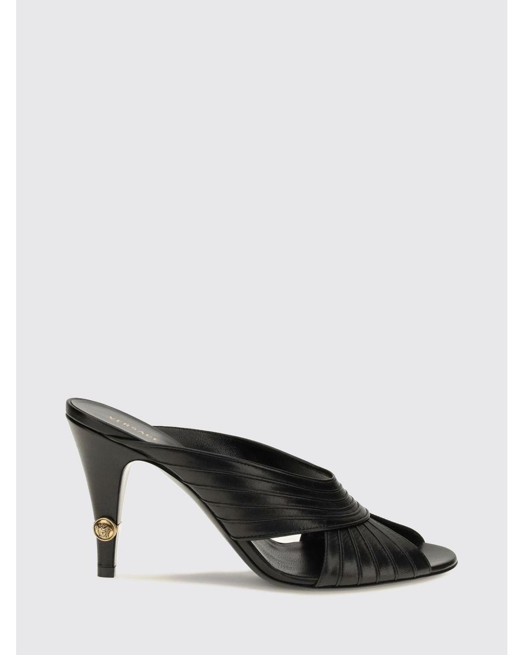 Mules Gianni di Versace in Black