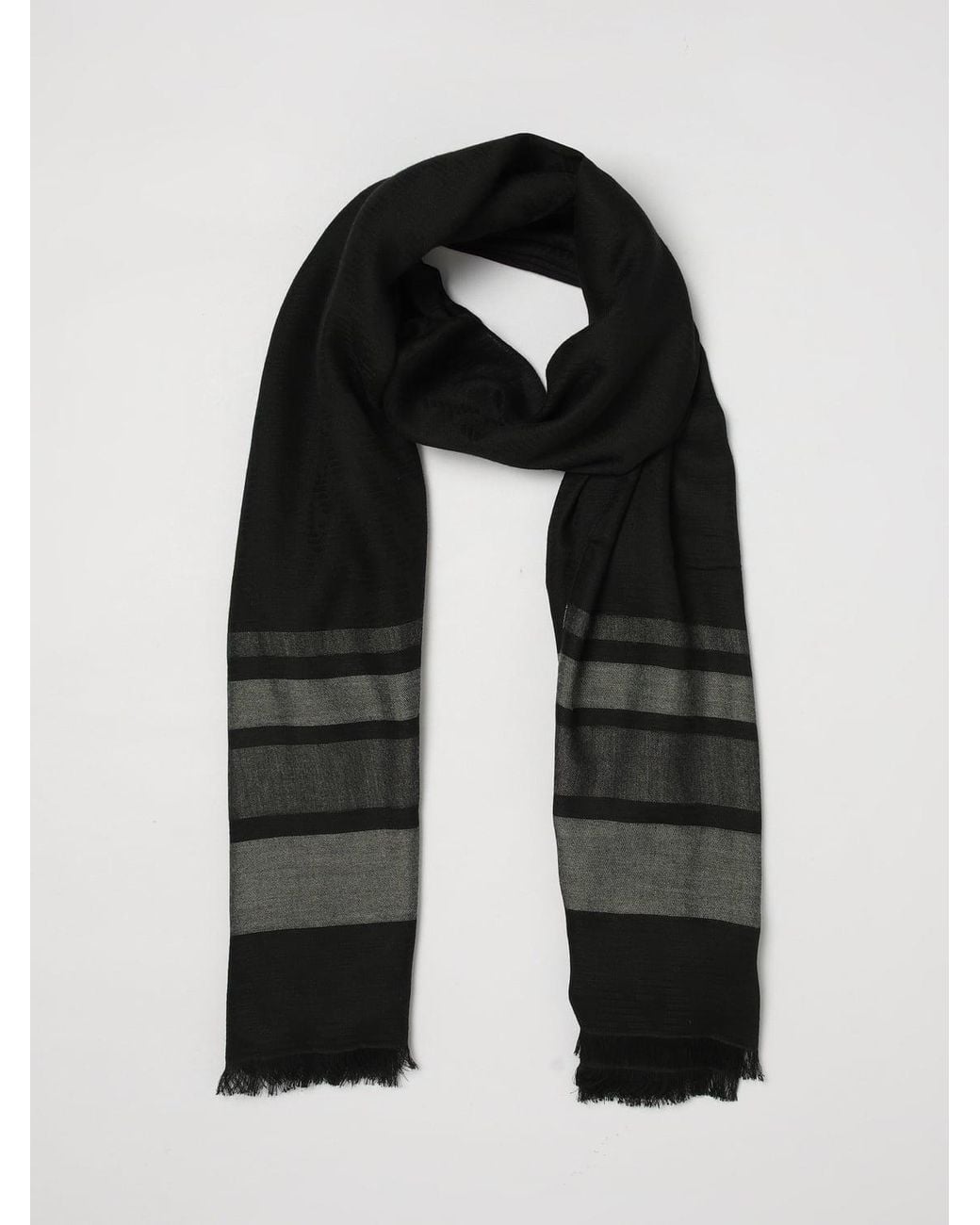 Emporio Armani Black Scarf for men