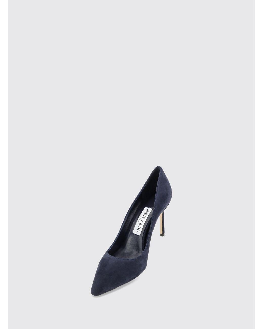 Jimmy Choo Blue Romy Suede Stiletto Heel Pumps