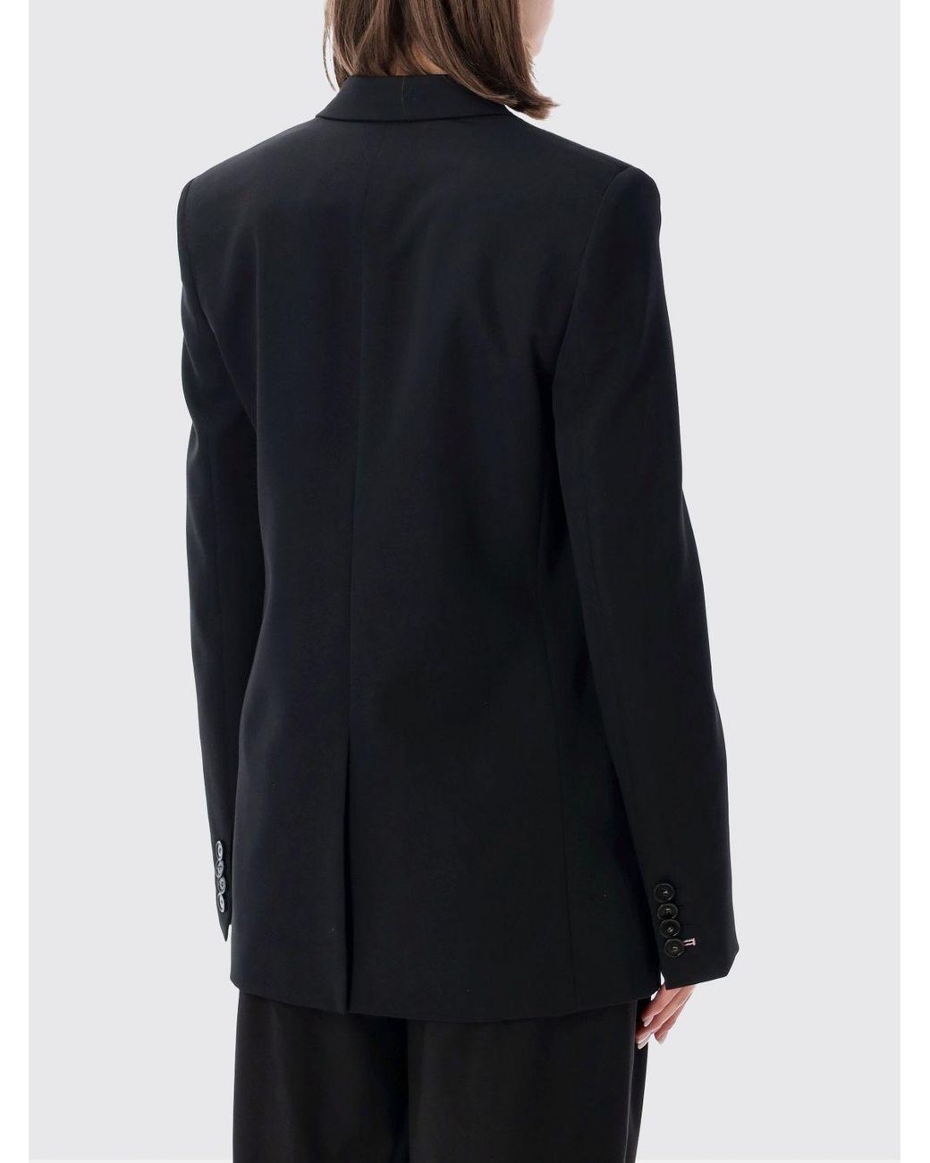 Stella McCartney Blue Double-Breasted Relaxed Fit Blazer